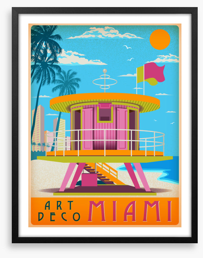 Miami beach deco
