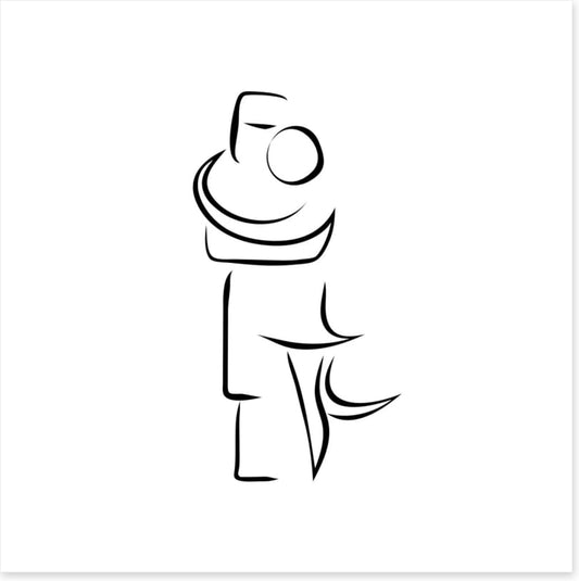 Dancing cheek to cheek