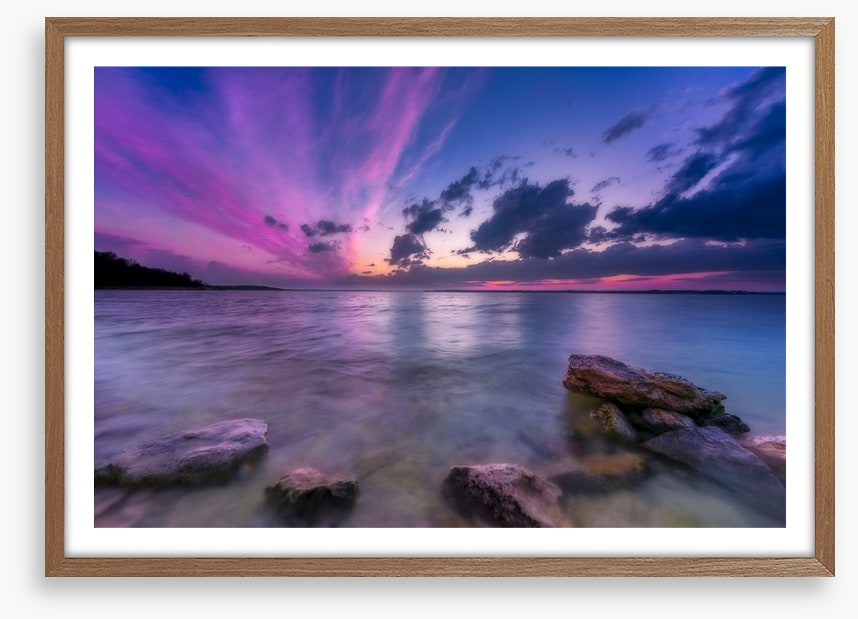 Pink sky twilight