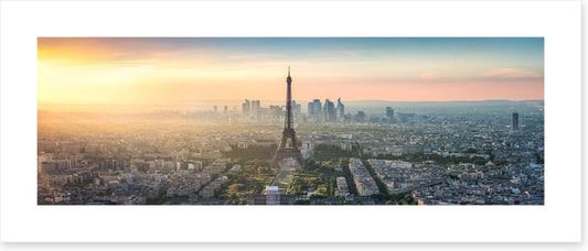 Paris sunrise panorama