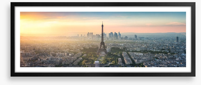 Paris sunrise panorama