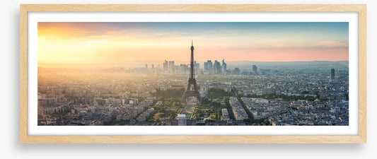 Paris sunrise panorama