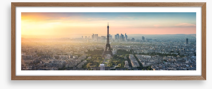 Paris sunrise panorama
