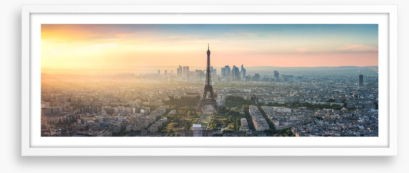 Paris sunrise panorama