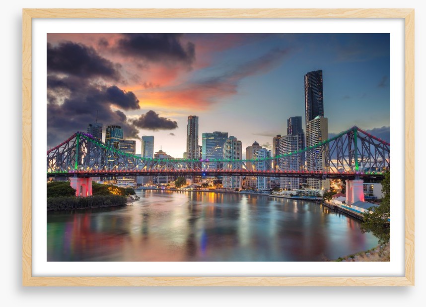 Story Bridge night lights