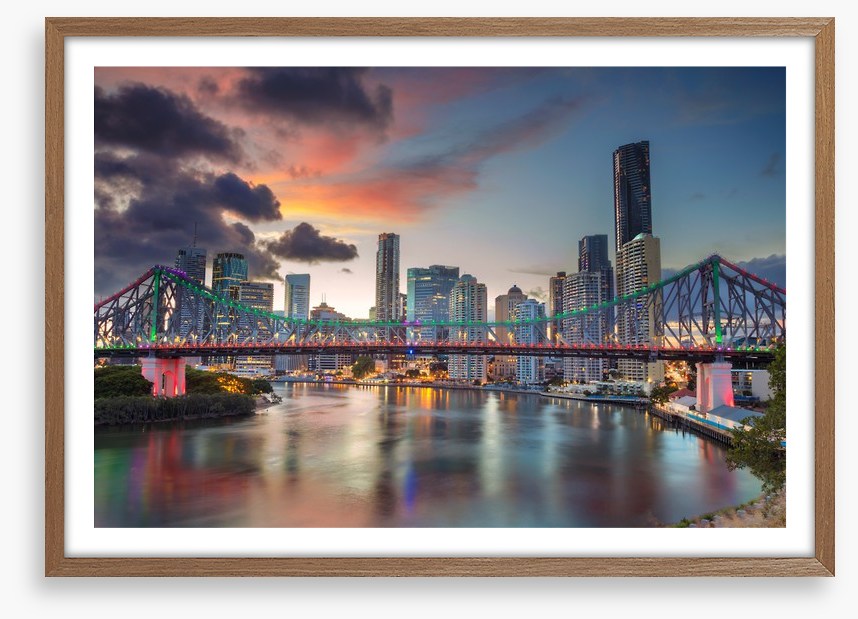 Story Bridge night lights