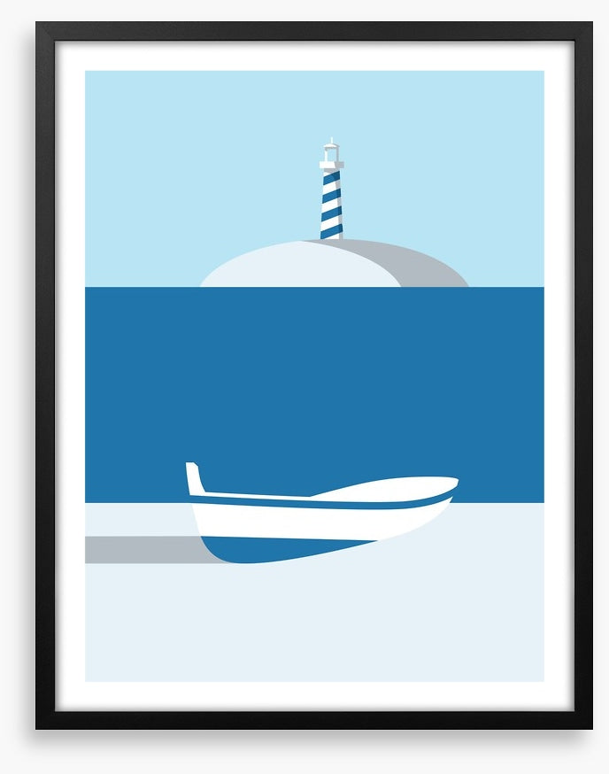 The lighthouse boat