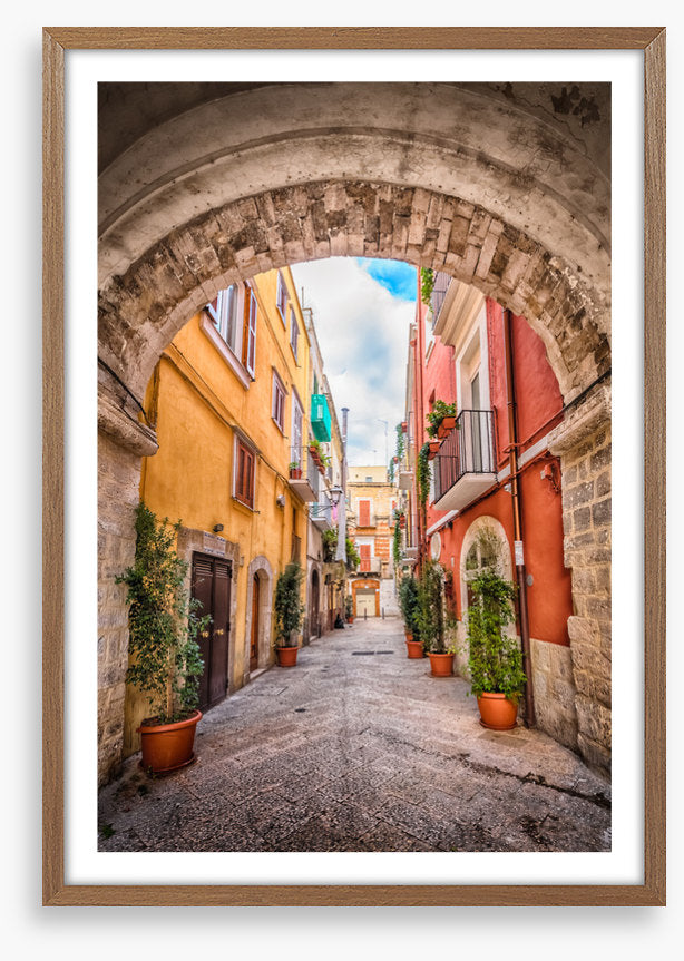 Through the arch