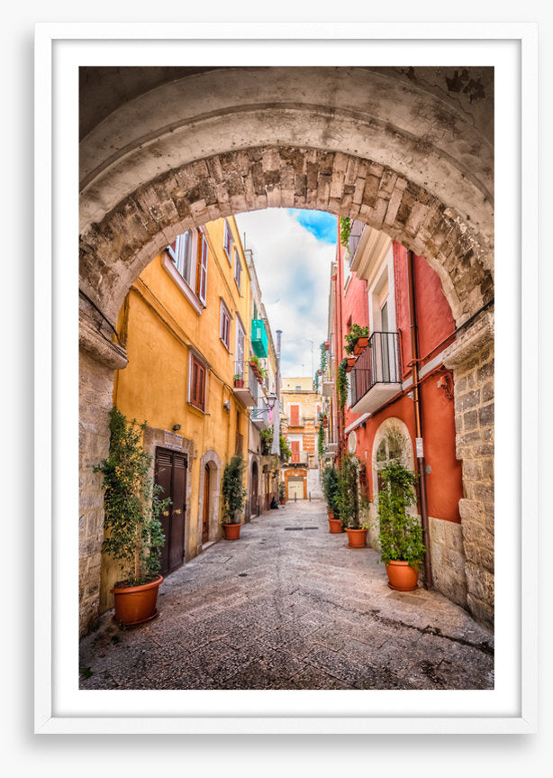 Through the arch