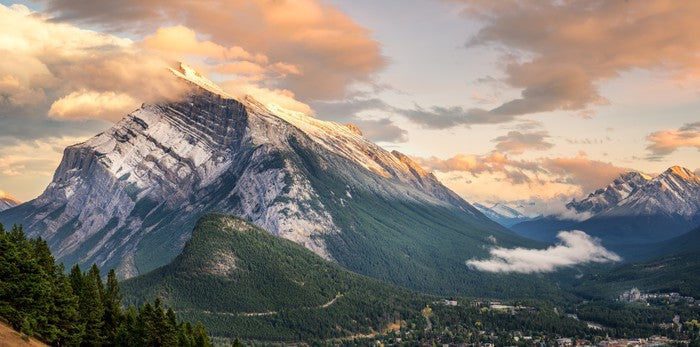 Mount Rundle clouds