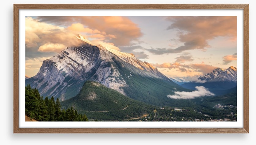 Mount Rundle clouds