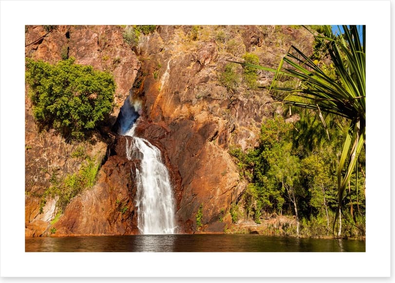 Wangi Falls flowing