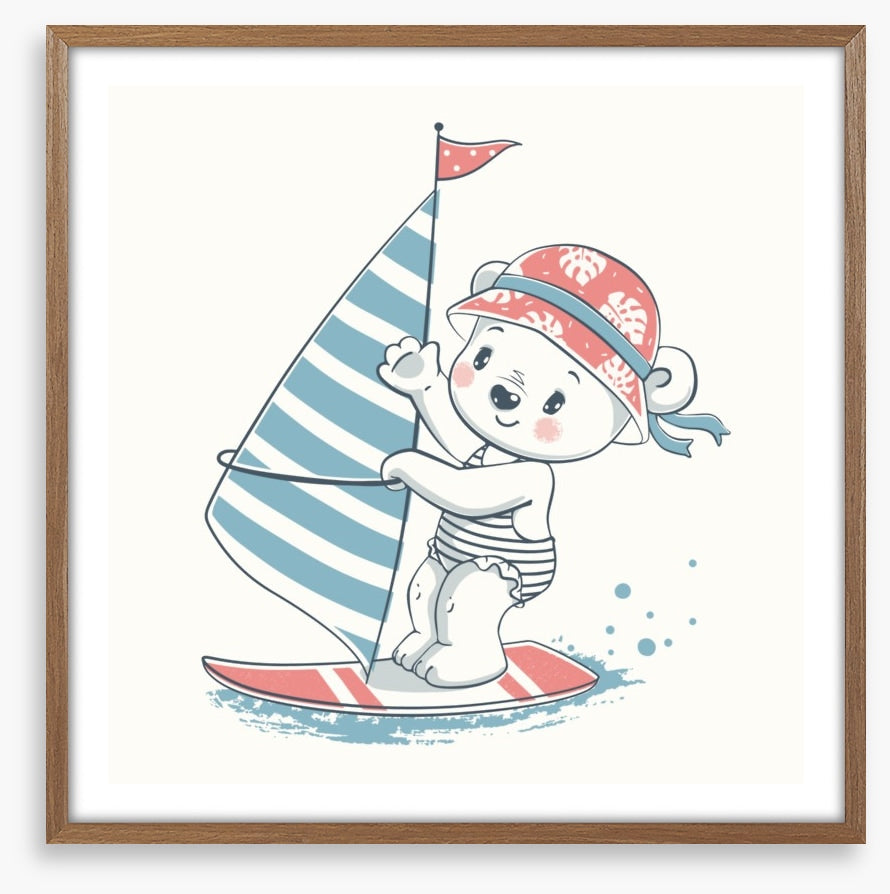 She sails