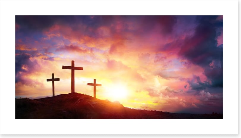 Three crosses