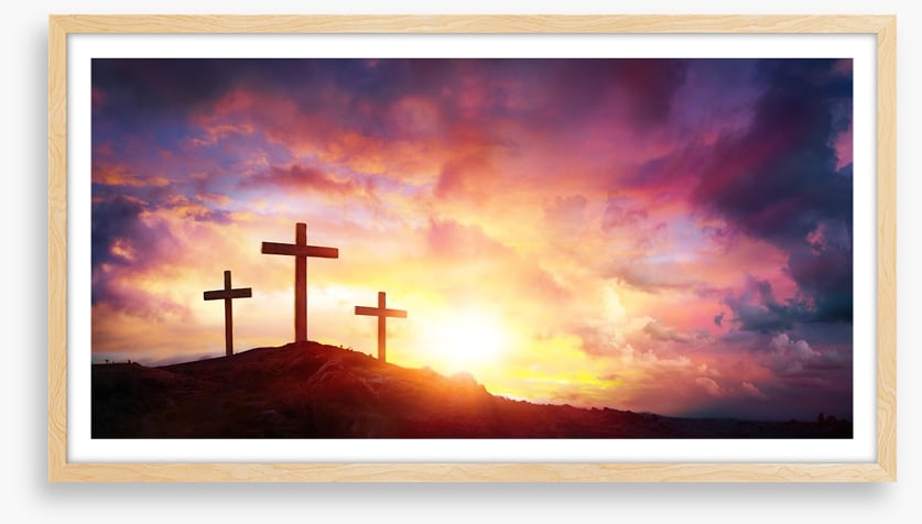 Three crosses