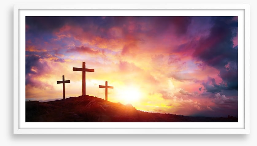 Three crosses