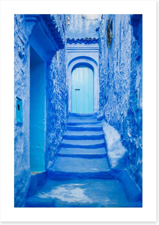 Chefchaouen blues, Morocco