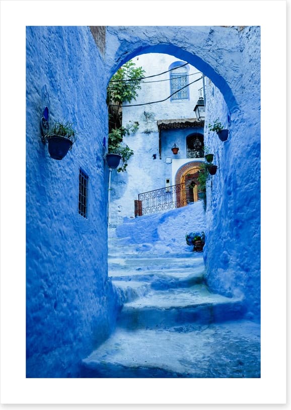 Blue arch of Chefchaouen