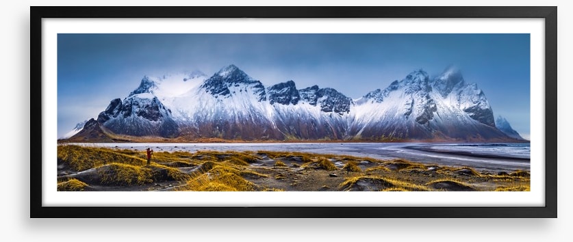 Vestrahorn peaks panorama
