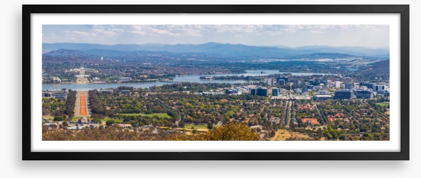 Canberra city panorama