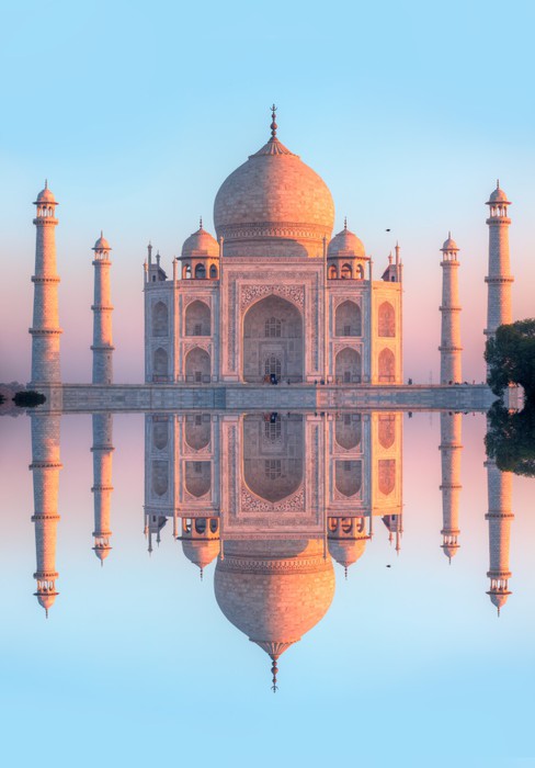 Taj Mahal reflections