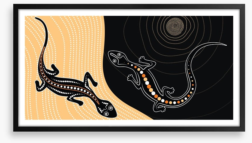Two lizards