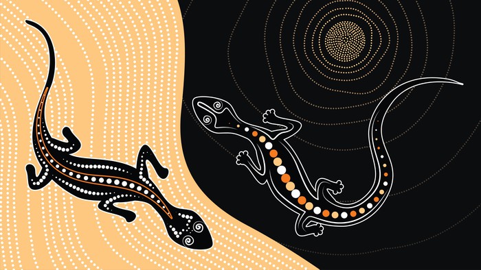Two lizards