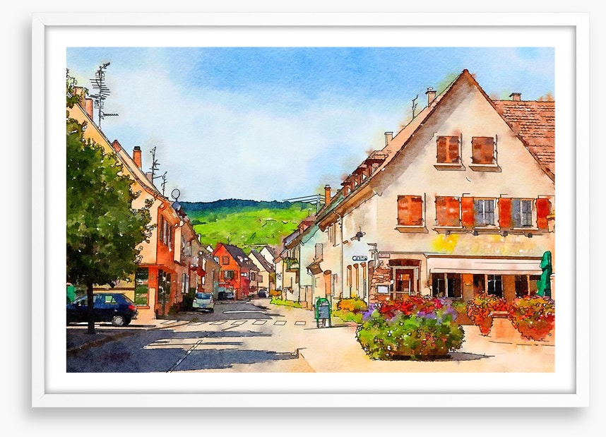 The village in Alsace