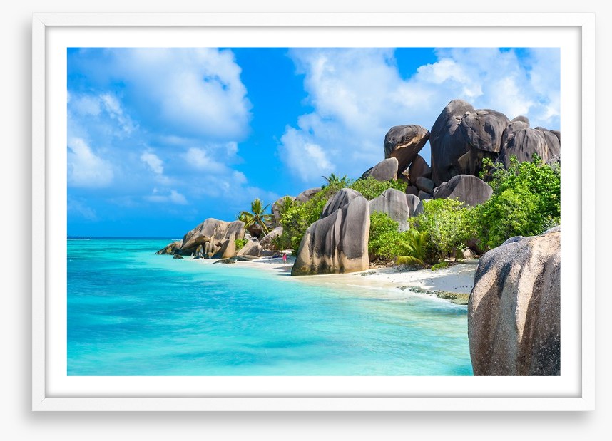 The boulder beach