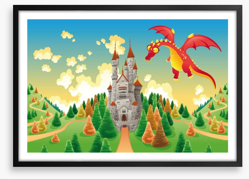 The dragon and the castle