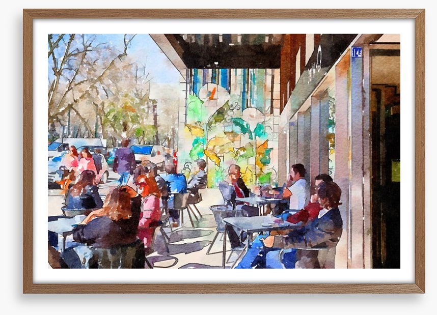 The sunny cafe