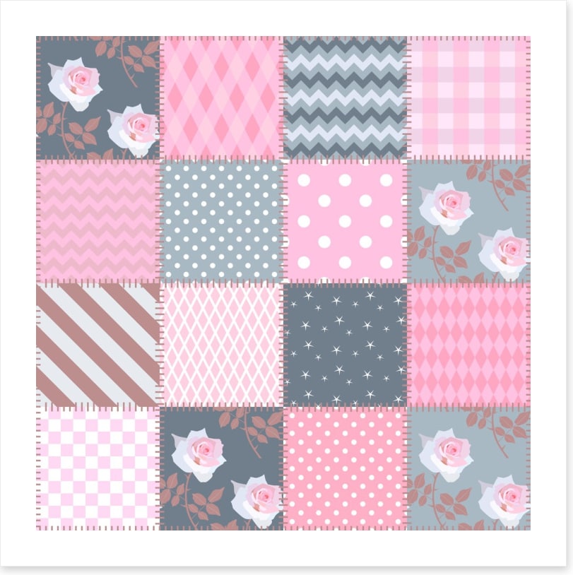 Pretty pink patchwork