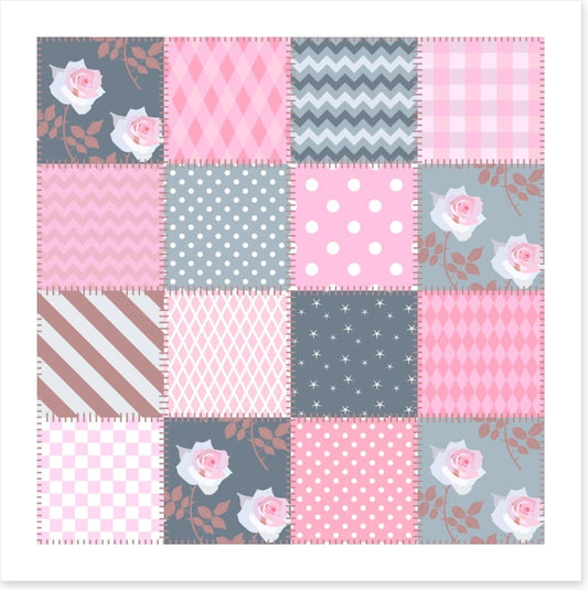 Pretty pink patchwork