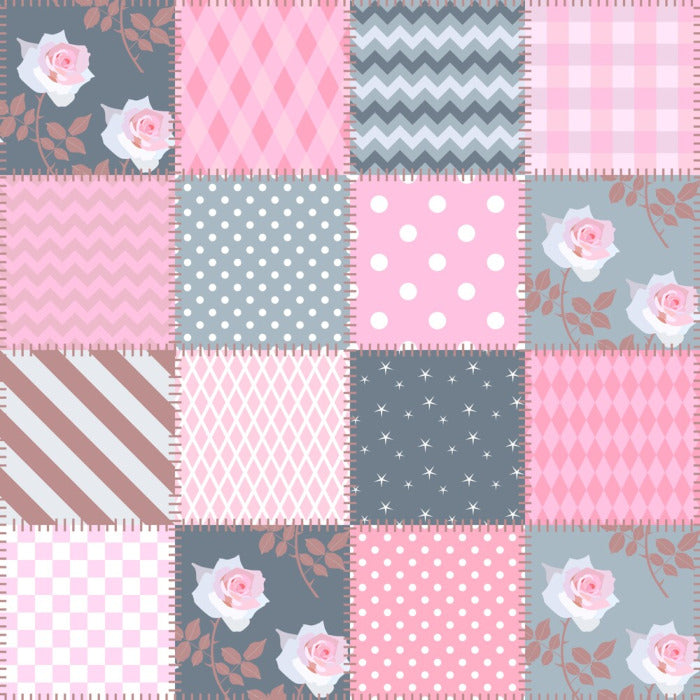 Pretty pink patchwork