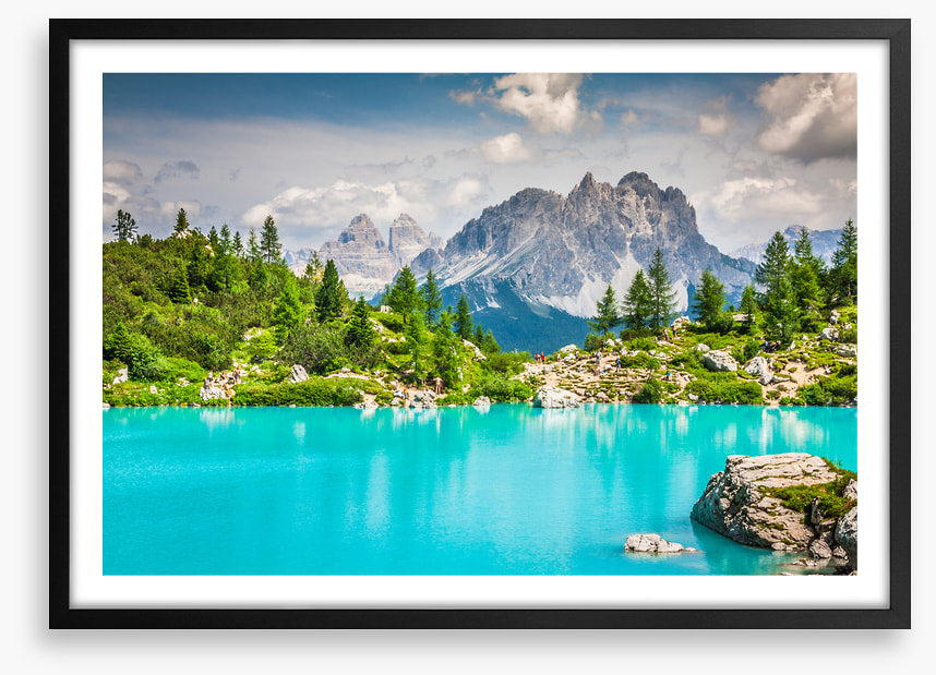 Lake Sorapis shimmer
