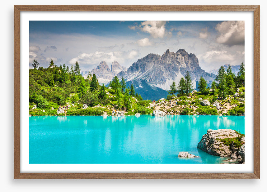 Lake Sorapis shimmer