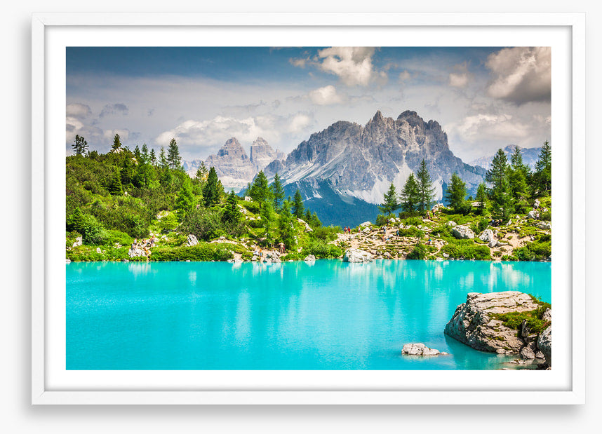 Lake Sorapis shimmer