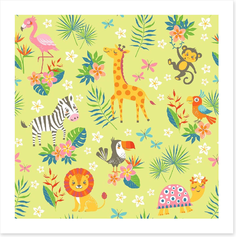 Jungle garden friends