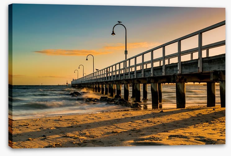 Lagoon Pier sundown