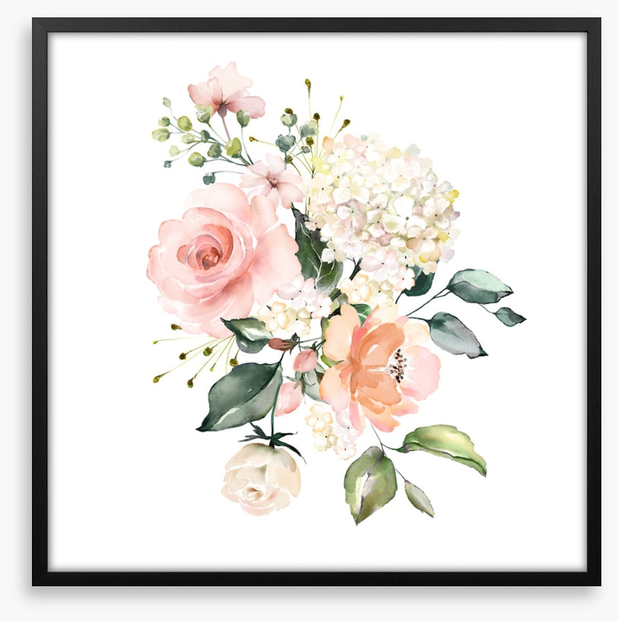 Peach posy