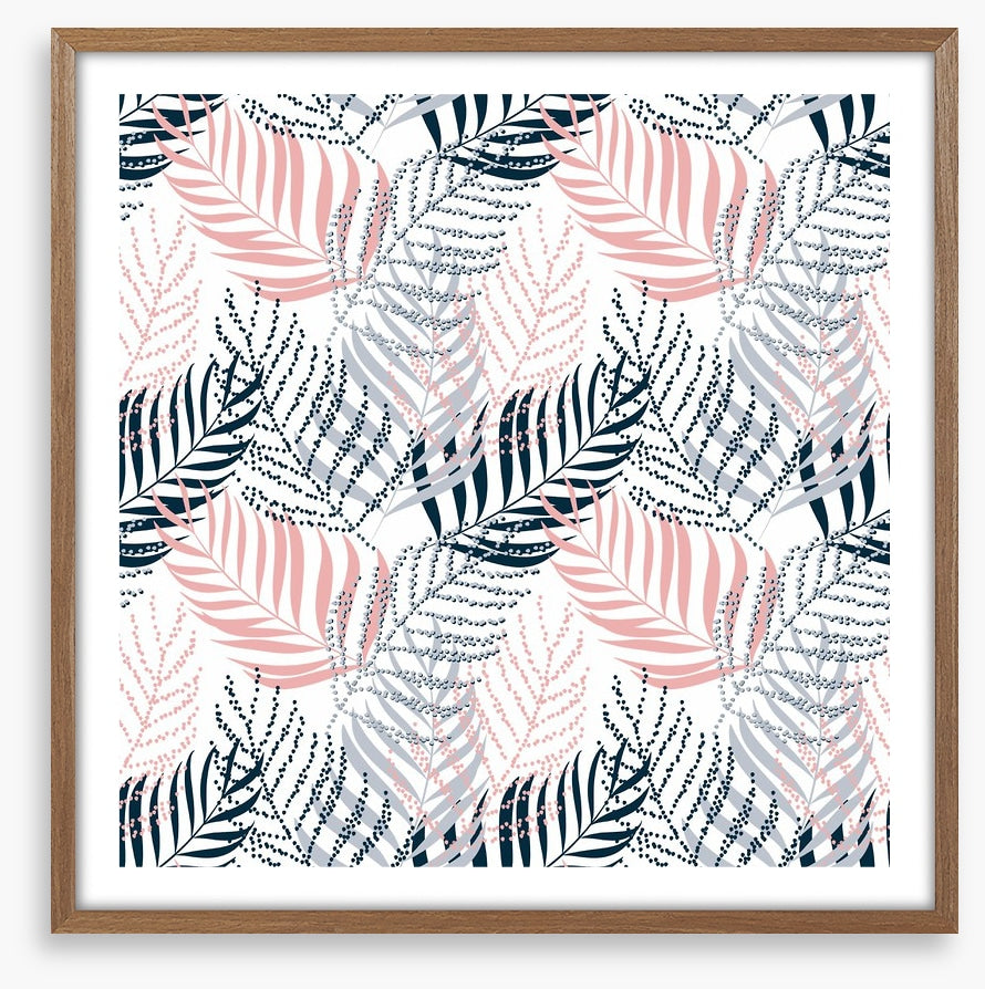 Pink palm down