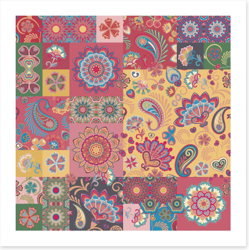 Patchwork paisley 1