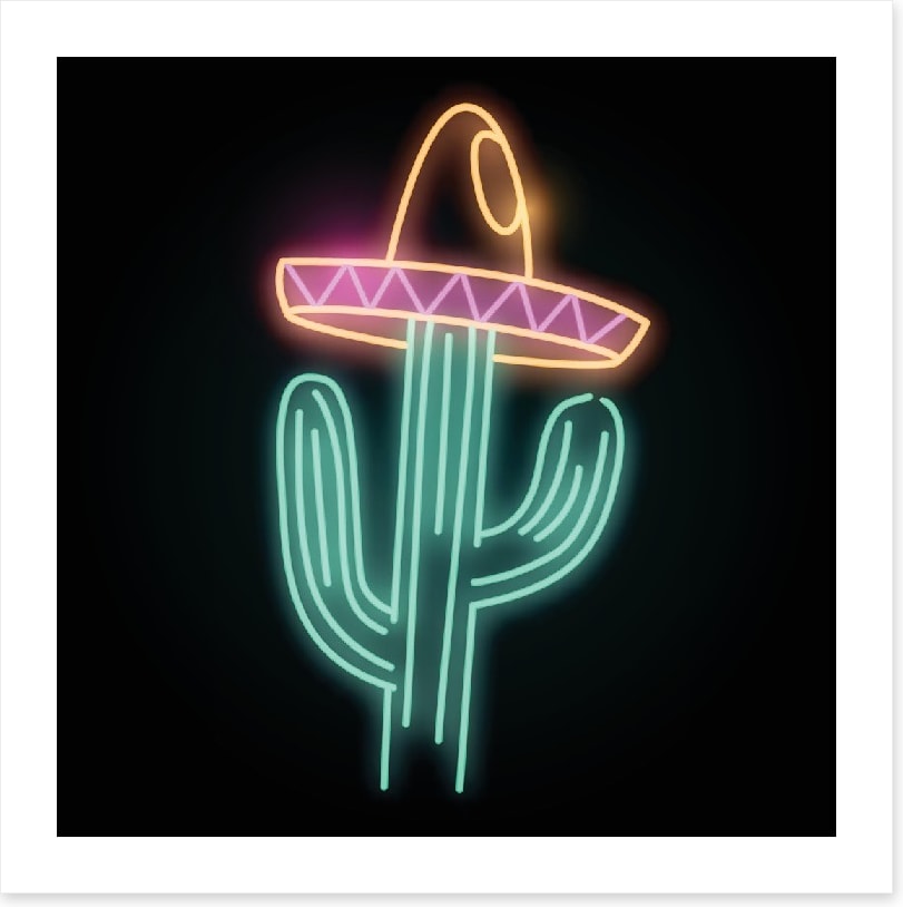 Neon cactus