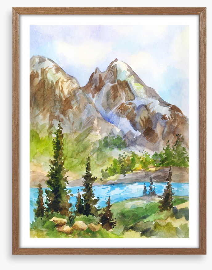 The mountain stream