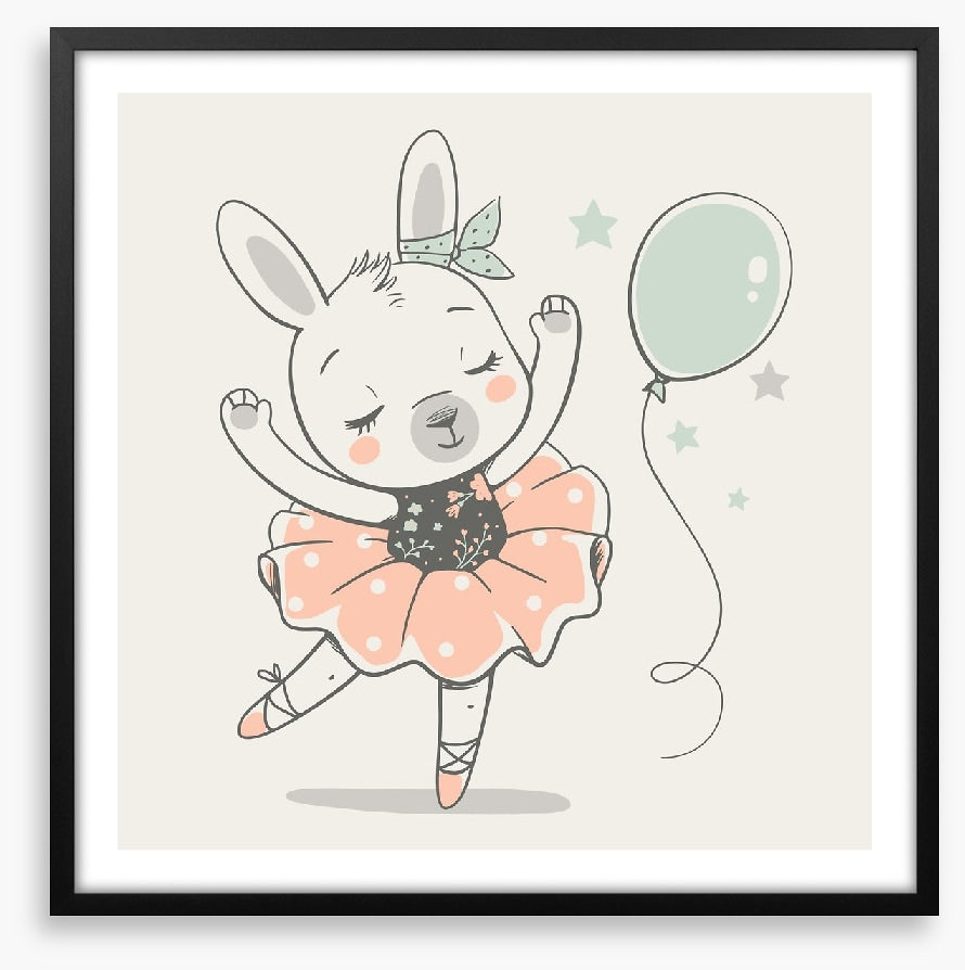 Bunny balloon ballerina