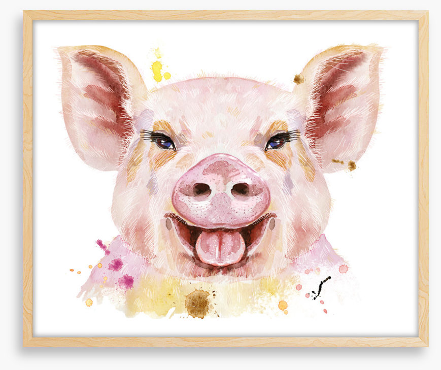 Happy hog