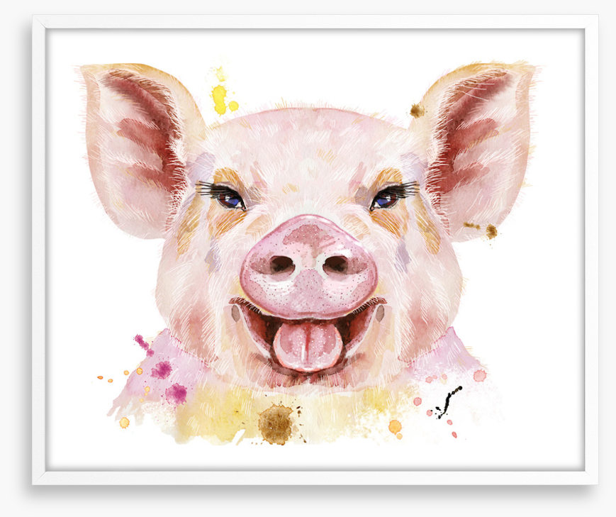 Happy hog
