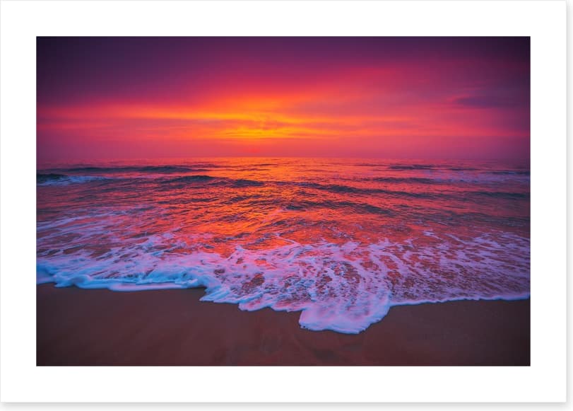 Sunrise over the ocean