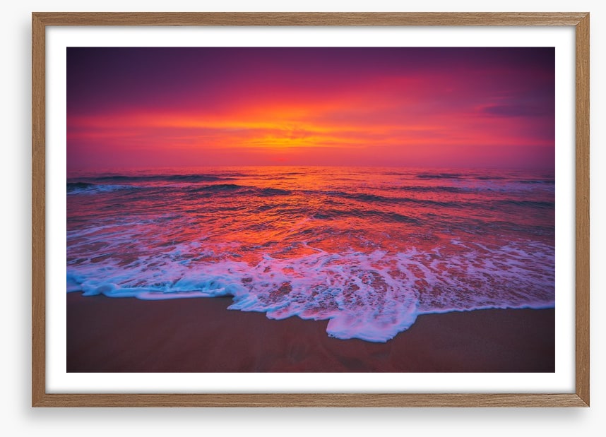 Sunrise over the ocean