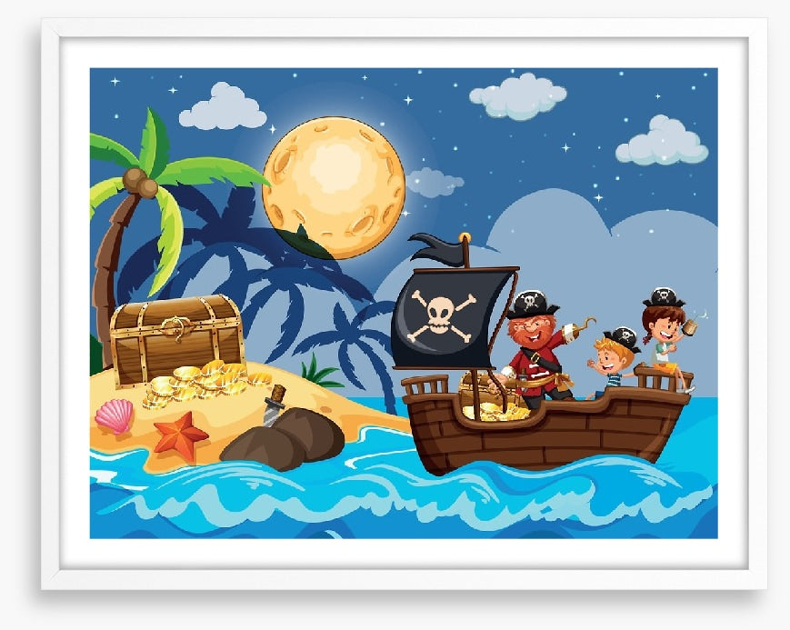 Moonlight treasure hunt